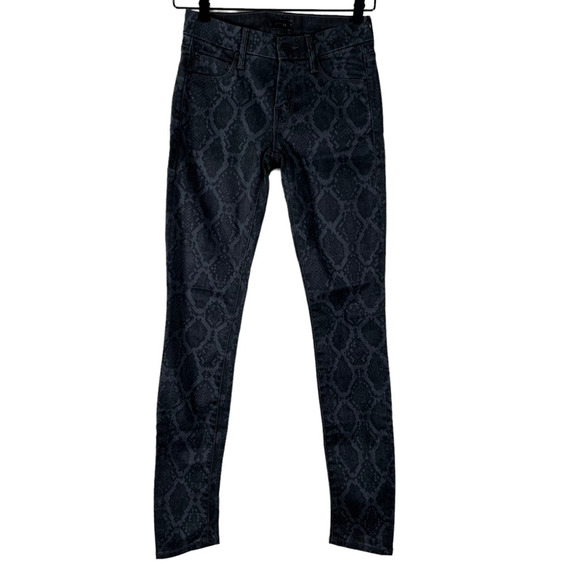 Mother The Looker Jeans A Kingdom Of Dreams Snake Print Low Rise Womens Size 24 - Picture 2 of 11